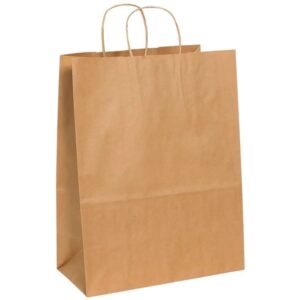 Large Kraft Shopping Bag (13 x 7 x 17) 250CT