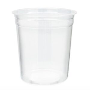 #143 round deli container w lid