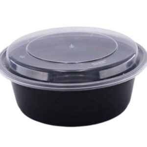 #145 32oz Round Microwaveable Food Container