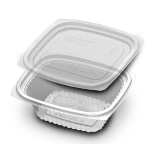 H59 12oz Oblong Plastic Container with lid 250CT
