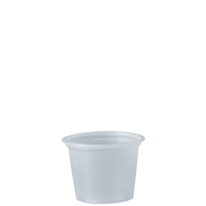 1 oz souffle portion plastic cups 2500CT