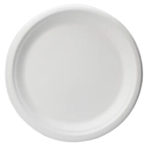 9 inch Coated White Paper Plates 1000CT